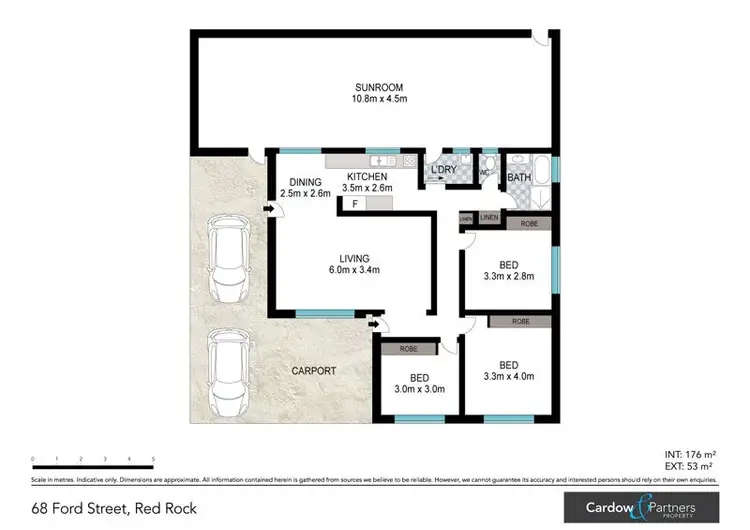 Floorplan of Homely house listing, 68 Ford Street, Red Rock NSW 2456