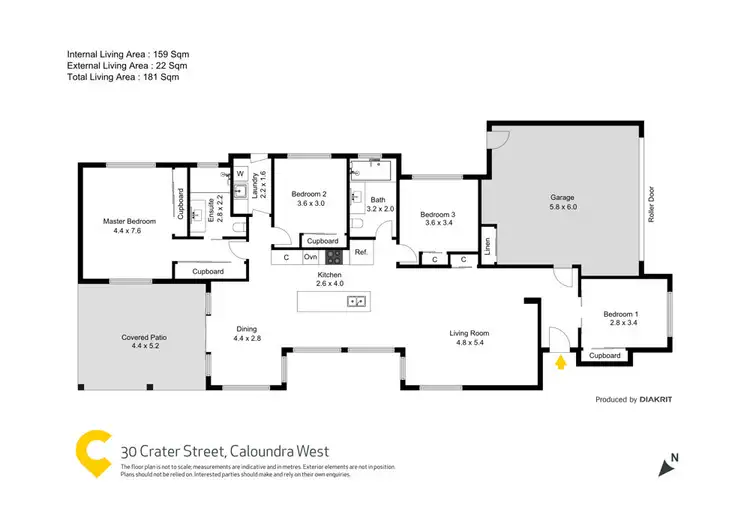 Floorplan of Homely house listing, 30 Crater Street, Caloundra West QLD 4551