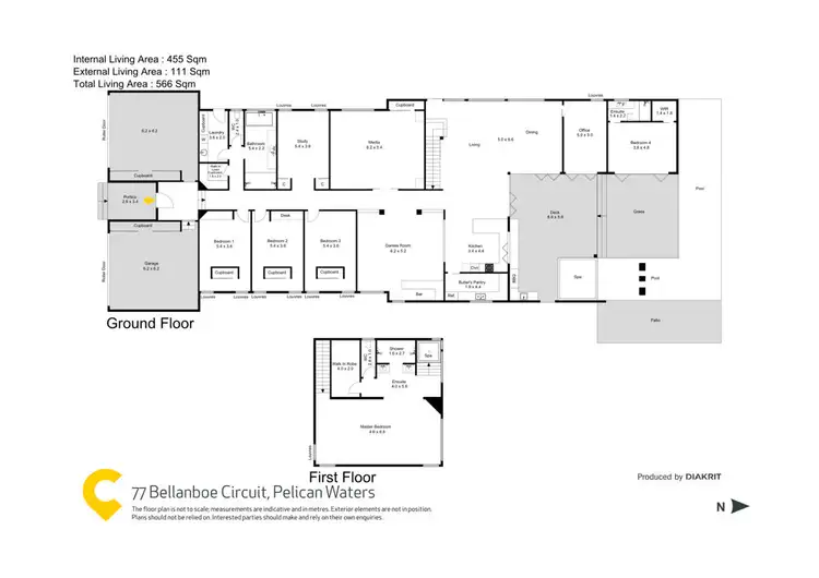 Floorplan of Homely house listing, 77 Bellanboe Circuit, Pelican Waters QLD 4551