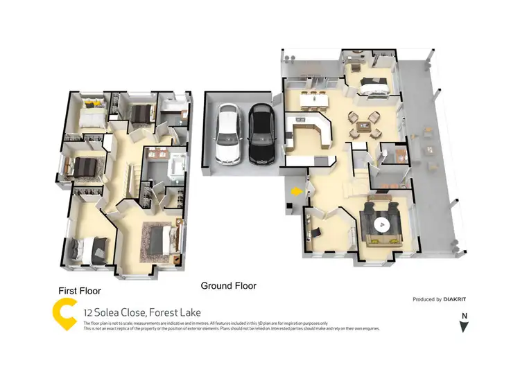 Floorplan of Homely house listing, 12 Solea Close, Forest Lake QLD 4078