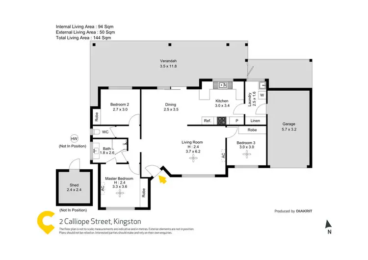 Floorplan of Homely house listing, 2 Calliope Street, Eagleby QLD 4207