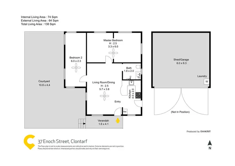 Floorplan of Homely house listing, 37 Enoch Street, Clontarf QLD 4019