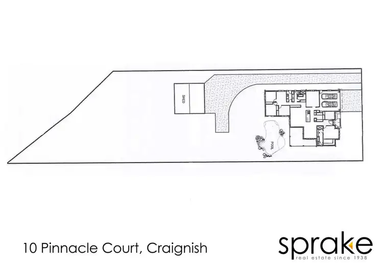 Floorplan of Homely house listing, 10 Pinnacle Court, Craignish QLD 4655