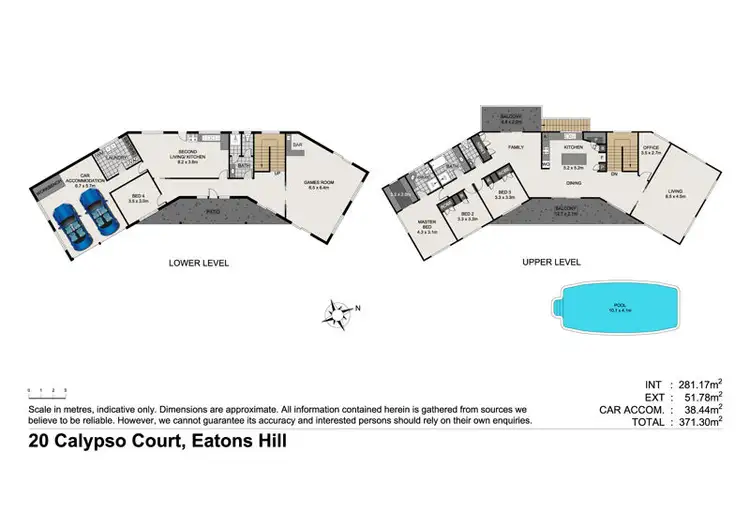 Floorplan of Homely house listing, 20 Calypso Court, Eatons Hill QLD 4037