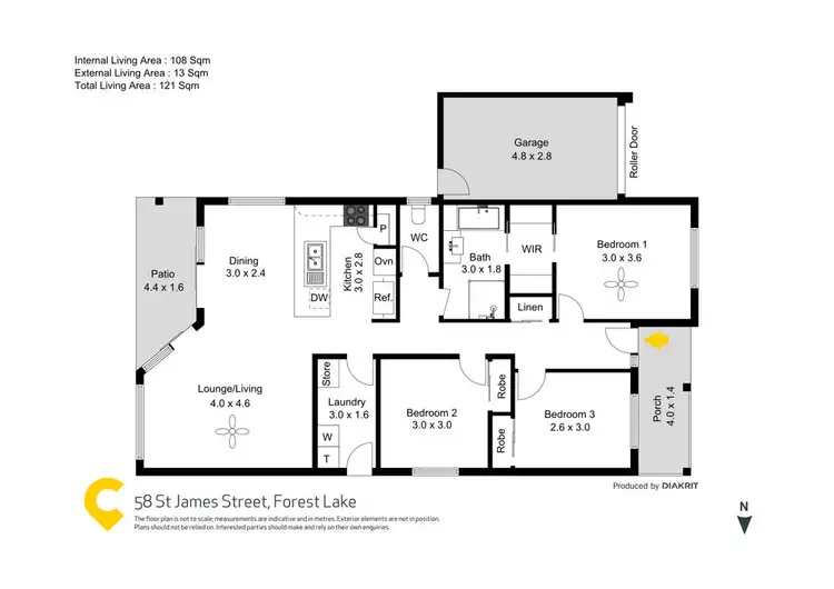 Floorplan of Homely house listing, 58 St James Street, Forest Lake QLD 4078