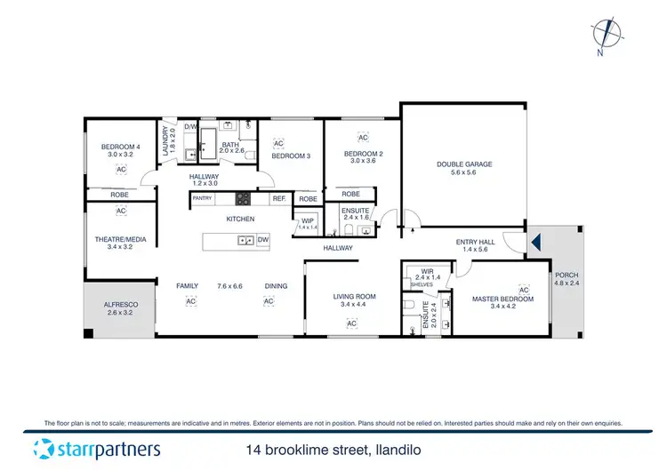 Floorplan of Homely house listing, 14 Brooklime Street, Jordan Springs NSW 2747