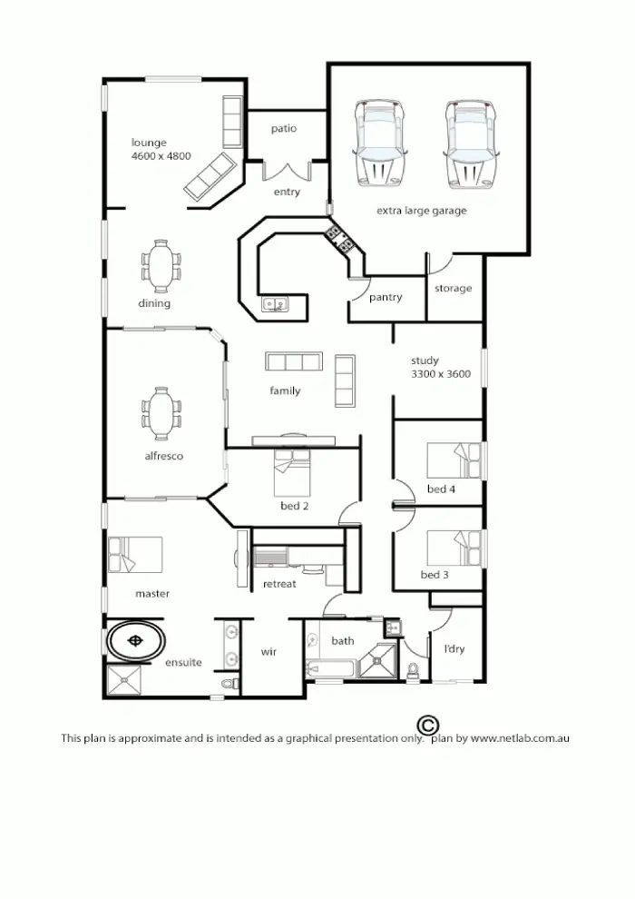 Floorplan of Homely house listing, 19 Oceanis Dr, Oxenford QLD 4210