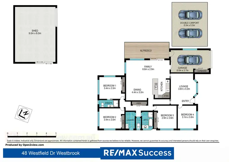 Floorplan of Homely house listing, 48 Westfield Drive, Westbrook QLD 4350
