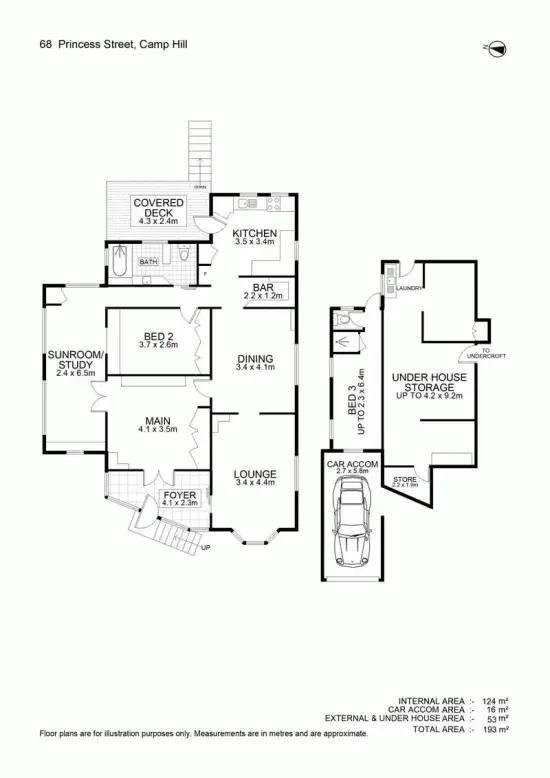 Floorplan of Homely house listing, 68 Princess Street, Camp Hill QLD 4152