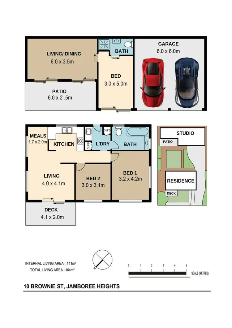 Floorplan of Homely house listing, 10 Brownie Street, Jamboree Heights QLD 4074