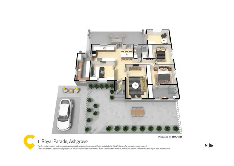Floorplan of Homely house listing, 11 Royal Parade, Ashgrove QLD 4060