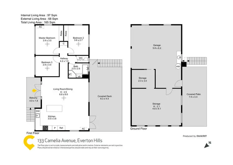 Floorplan of Homely house listing, 133 Camelia Avenue, Everton Hills QLD 4053