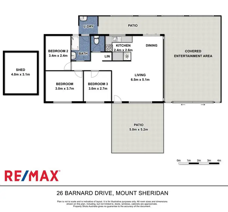 Floorplan of Homely house listing, 26 Barnard Drive, Mount Sheridan QLD 4868