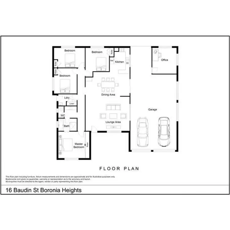 Floorplan of Homely house listing, 16 Baudin St, Boronia Heights QLD 4124