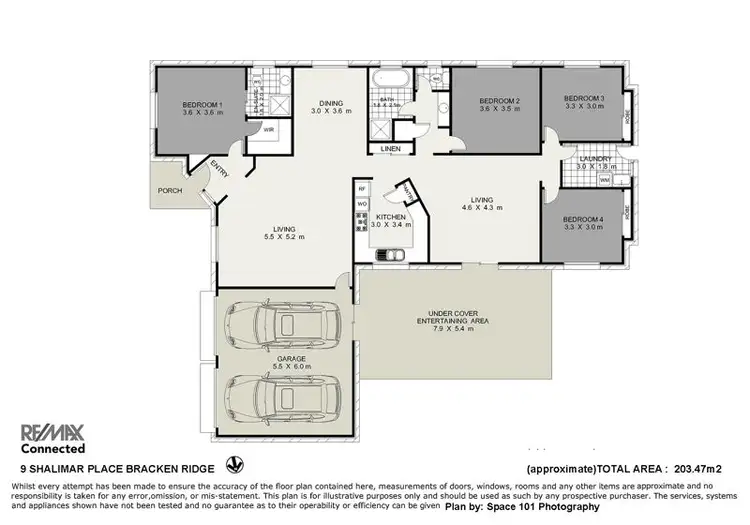 Floorplan of Homely house listing, 9 Shalimar Place, Bracken Ridge QLD 4017