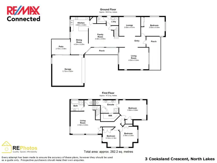 Floorplan of Homely house listing, 3 Cooksland Crescent, North Lakes QLD 4509