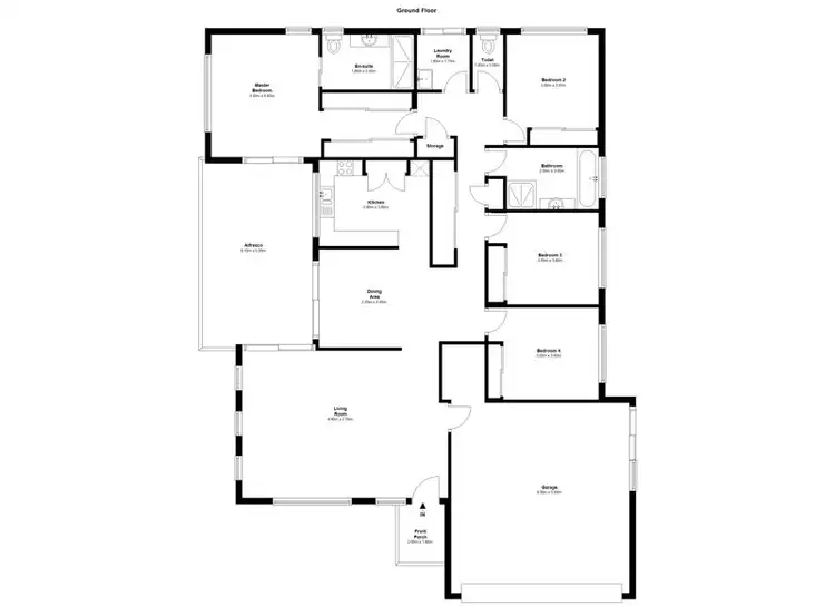 Floorplan of Homely house listing, 45 Peacherine Cct, Bellmere QLD 4510