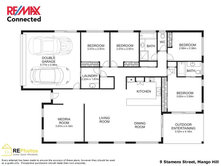 Floorplan of Homely house listing, 9 Stamens Street, Mango Hill QLD 4509