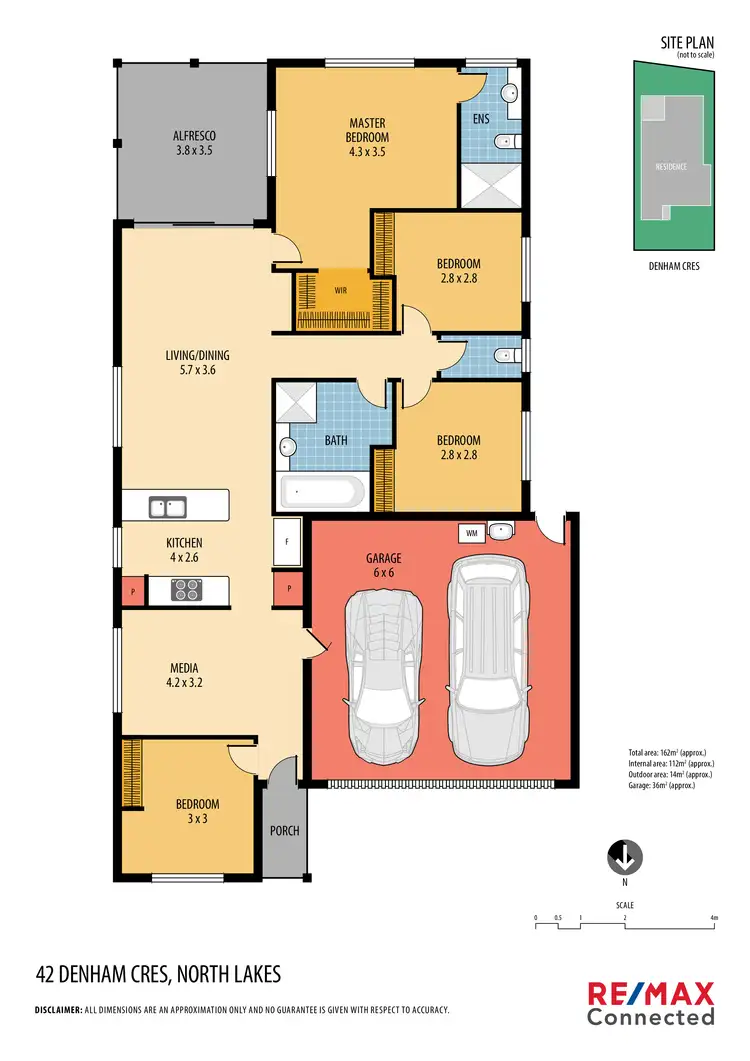 Floorplan of Homely house listing, 42 Denham Crescent, North Lakes QLD 4509
