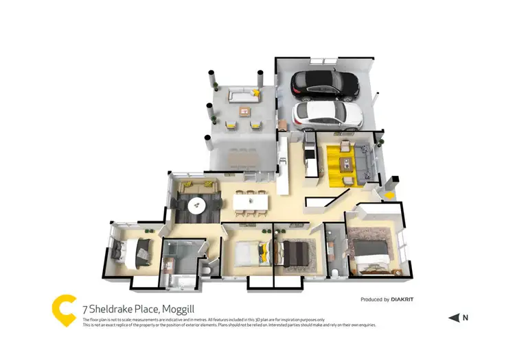 Floorplan of Homely house listing, 7 Sheldrake Place, Moggill QLD 4070