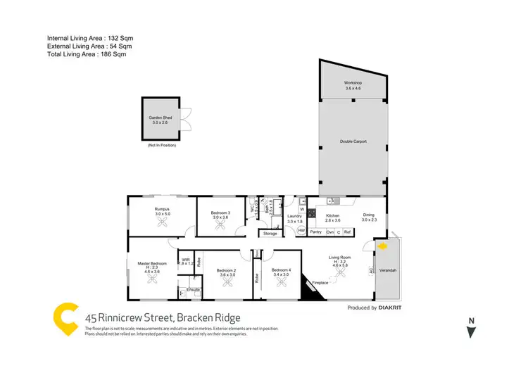 Floorplan of Homely house listing, 45 Rinnicrew Street, Bracken Ridge QLD 4017