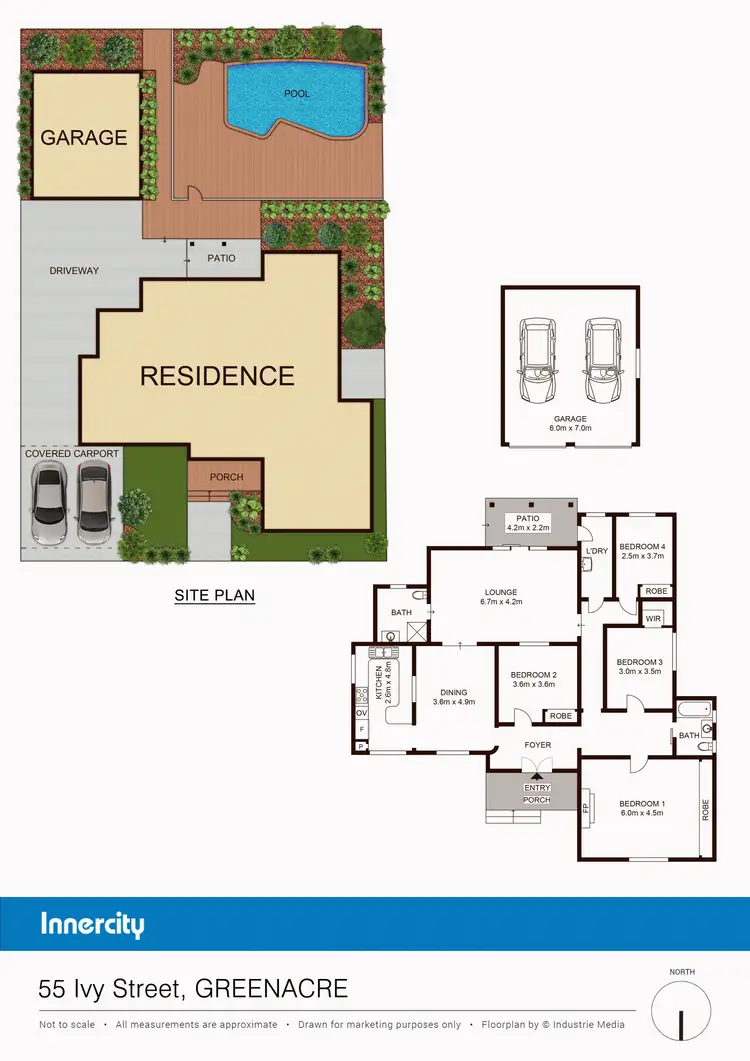 Floorplan of Homely house listing, 55 Ivy St, Greenacre NSW 2190