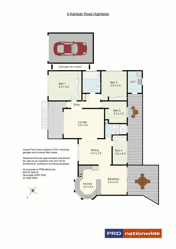 Floorplan of Homely house listing, 9 Kahibah Road, Highfields NSW 2289