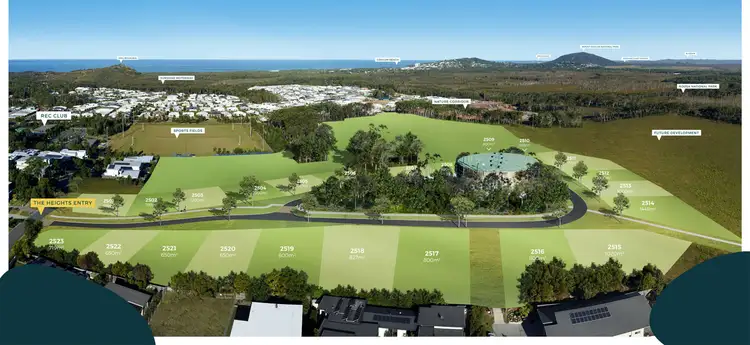 Floorplan of Homely land listing, 1-23 Bronze Wing Circuit, Peregian Springs QLD 4573
