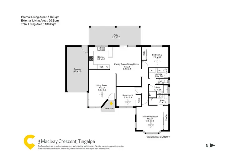 Floorplan of Homely house listing, 3 Macleay Crescent, Tingalpa QLD 4173