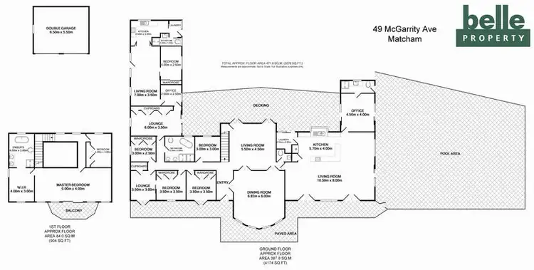 Floorplan of Homely rural property listing, 49 McGarrity Avenue, Matcham NSW 2250