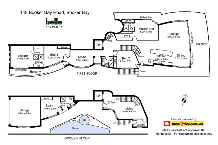 Floorplan of Homely apartment listing, 2/148 Booker Bay Road, Booker Bay NSW 2257