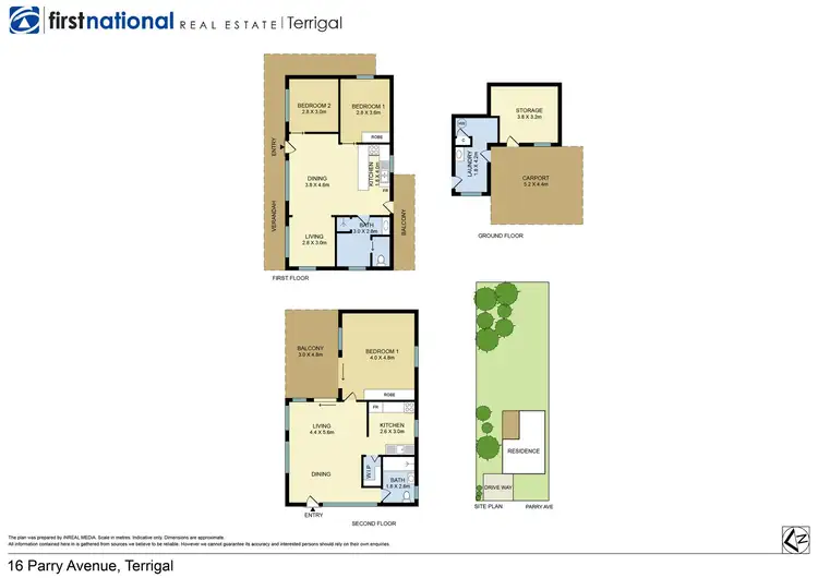 Floorplan of Homely house listing, 16 Parry Avenue, Terrigal NSW 2260