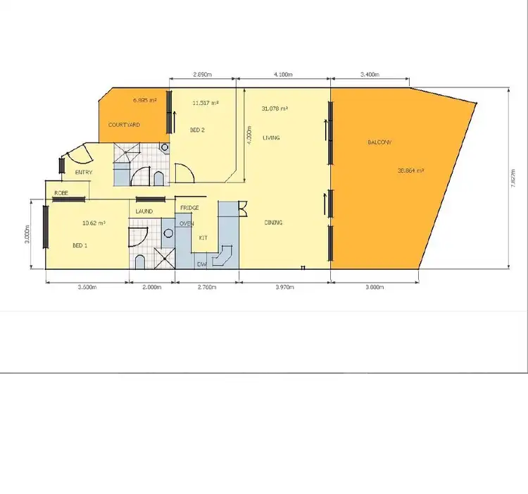 Floorplan of Homely unit listing, 6/21-23 North Avoca Parade, North Avoca NSW 2260