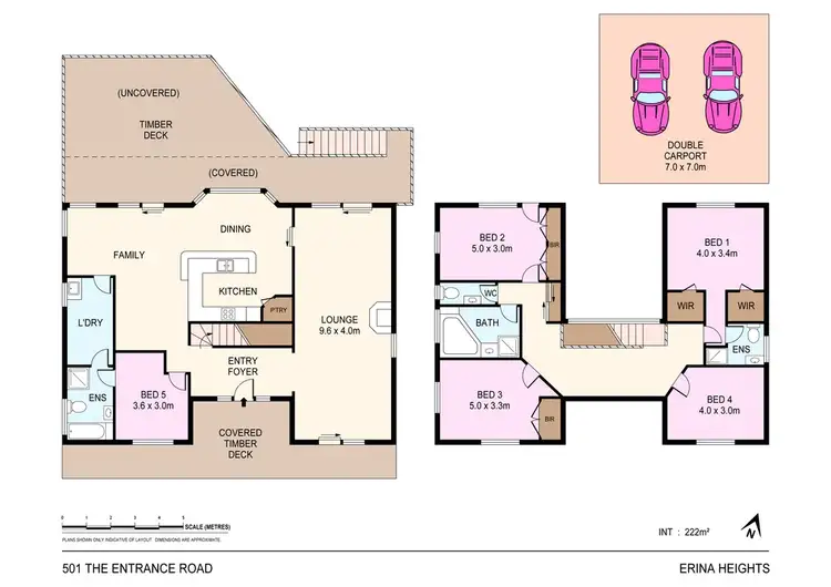 Floorplan of Homely rural property listing, 501 The Entrance Road, Erina Heights NSW 2260