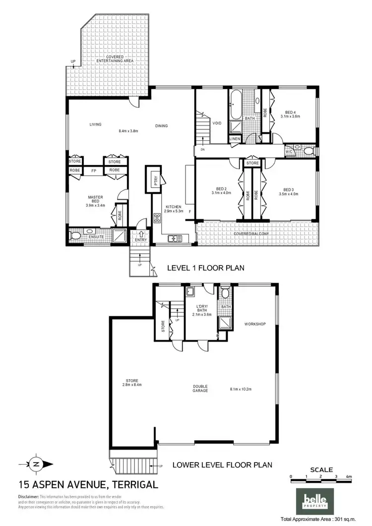 Floorplan of Homely house listing, 15 Aspen Avenue, Terrigal NSW 2260