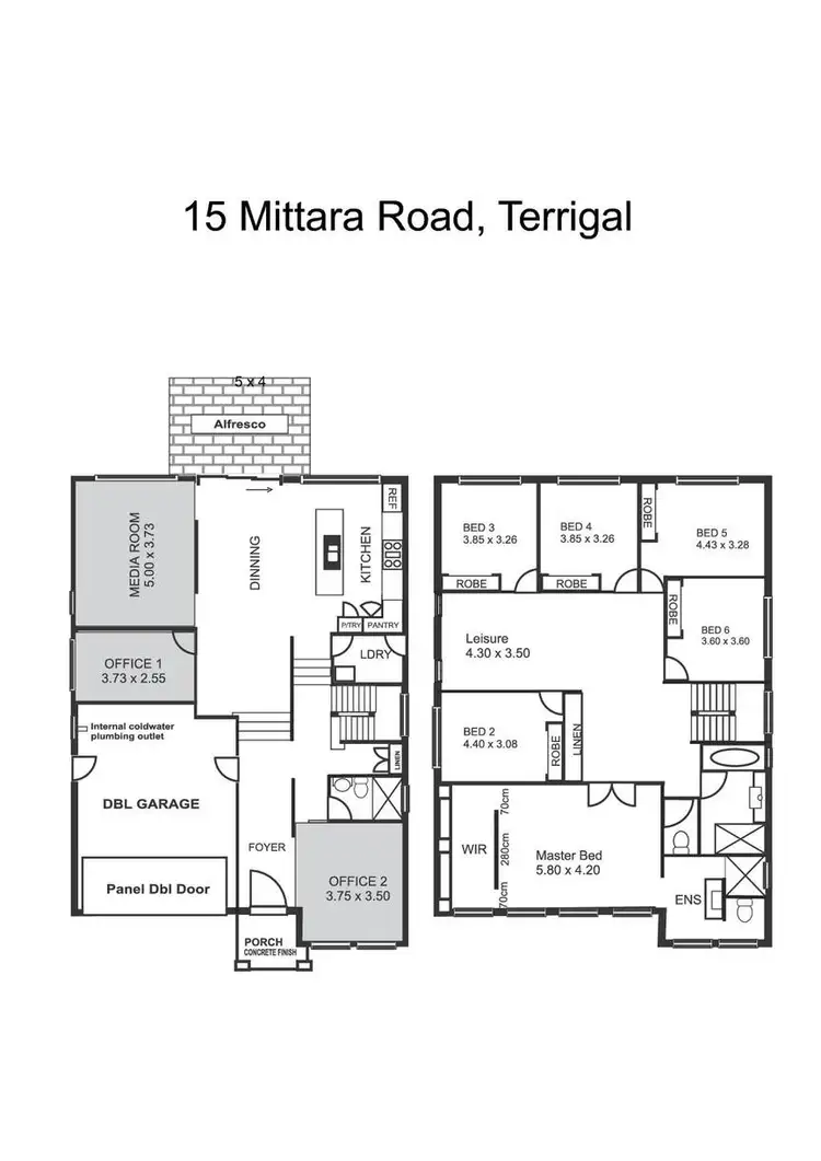Floorplan of Homely house listing, 15 Mittara Road, Terrigal NSW 2260