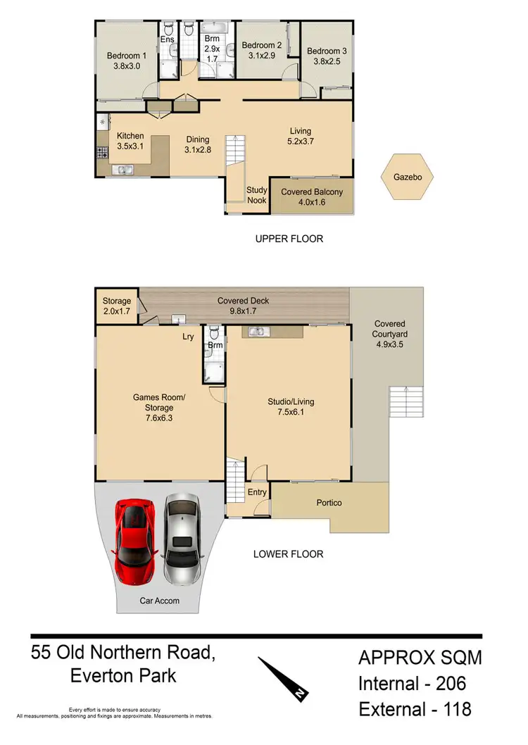 Floorplan of Homely house listing, 55 Old Northern Road, Everton Park QLD 4053