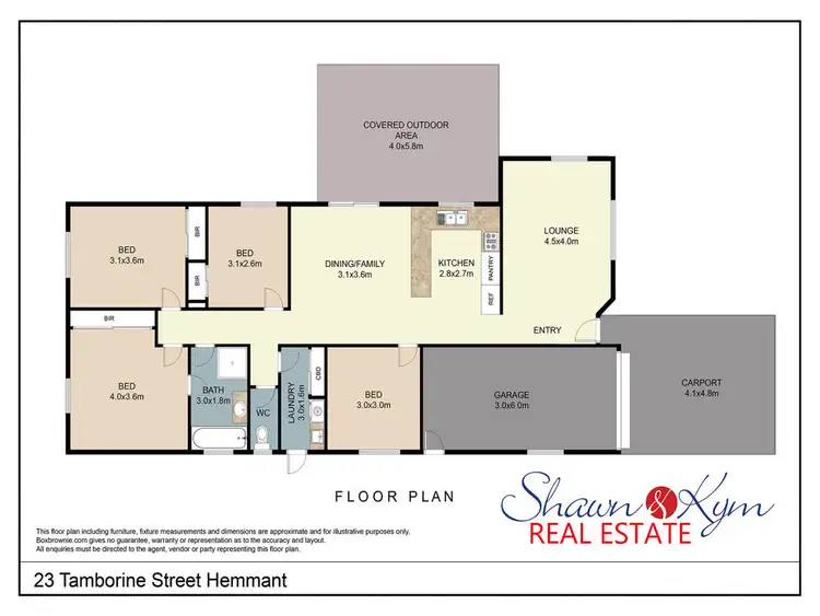 Floorplan of Homely house listing, 23 Tamborine Street, Hemmant QLD 4174