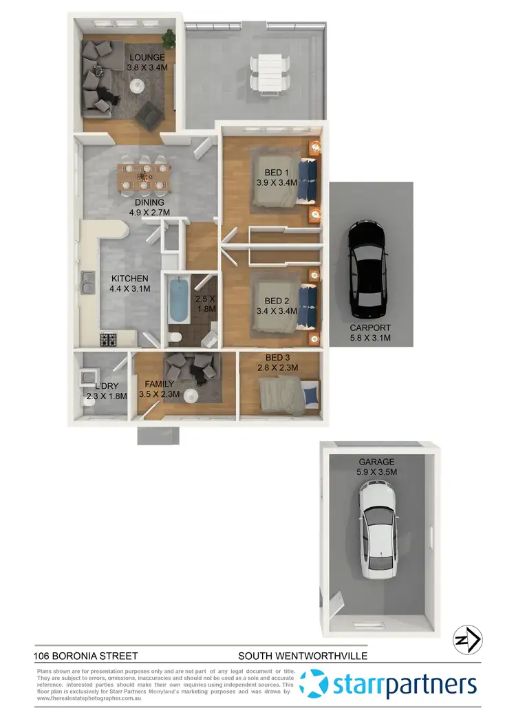 Floorplan of Homely house listing, 106 Boronia Street, South Wentworthville NSW 2145