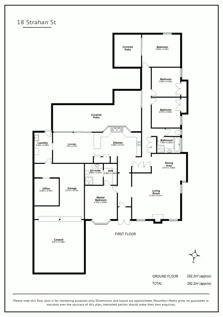 Floorplan of Homely house listing, 18 Strahan St, Belmont QLD 4153
