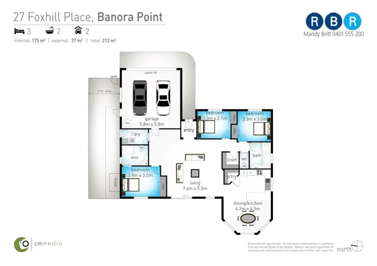 Floorplan of Homely house listing, 27 Foxhill Place, Banora Point NSW 2486
