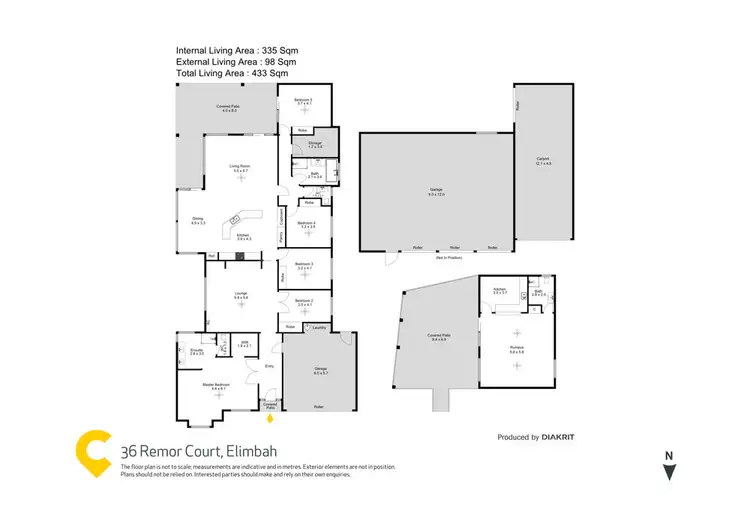 Floorplan of Homely rural property listing, 36 Remor Court, Elimbah QLD 4516
