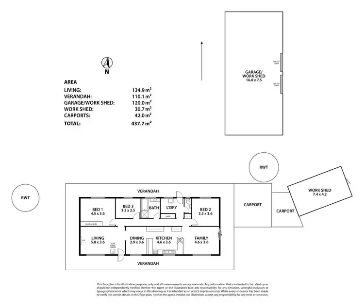 Floorplan of Homely rural property listing, 390 Schenscher Road, Monarto SA 5254