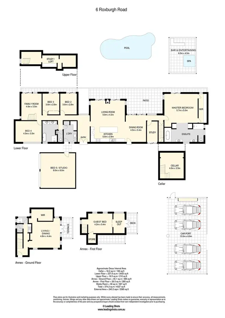 Floorplan of Homely house listing, 6 Roxburgh Road, Wights Mountain QLD 4520