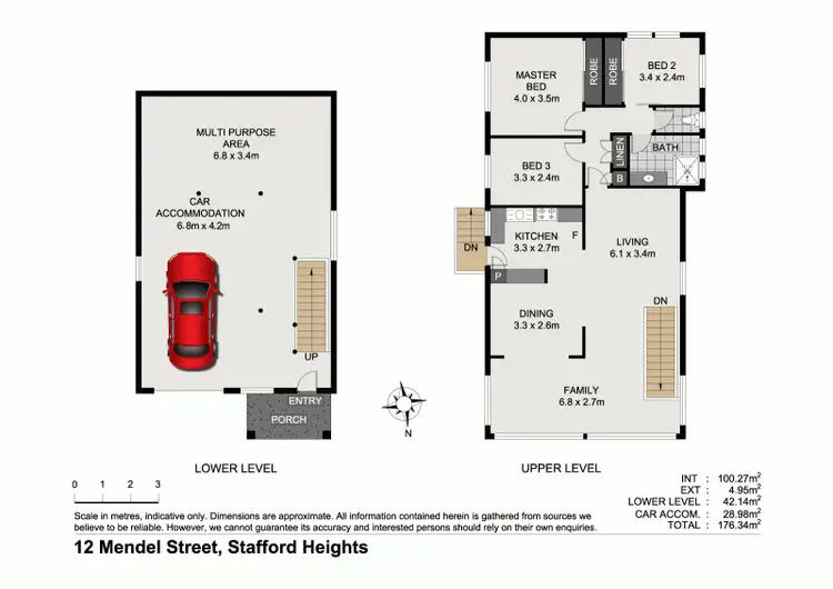 Floorplan of Homely house listing, 12 Mendel St, Stafford Heights QLD 4053