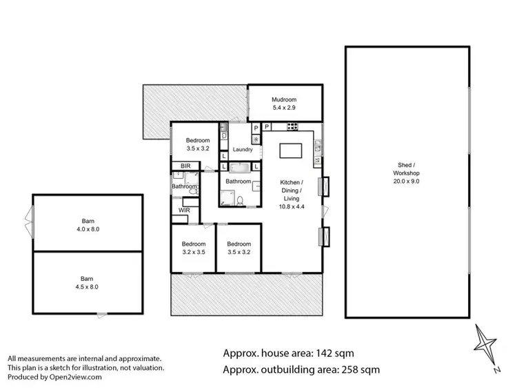 Floorplan of Homely house listing, 218 Wiggins Road, Wattle Hill TAS 7172