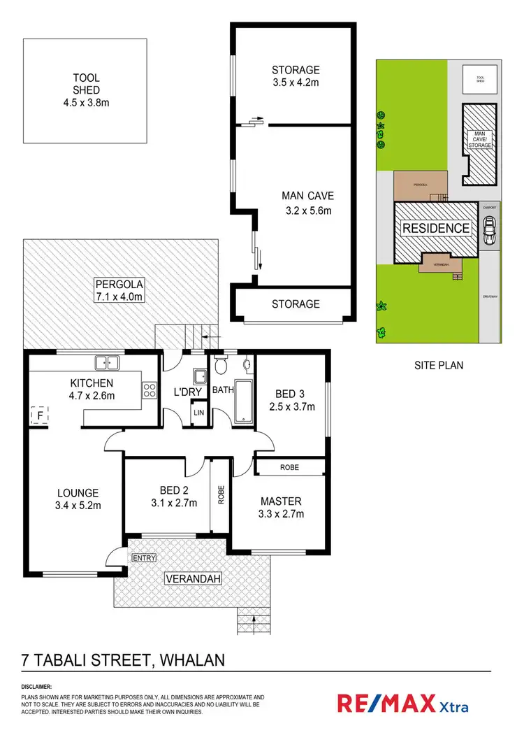 Floorplan of Homely house listing, 7 Tabali Street, Whalan NSW 2770
