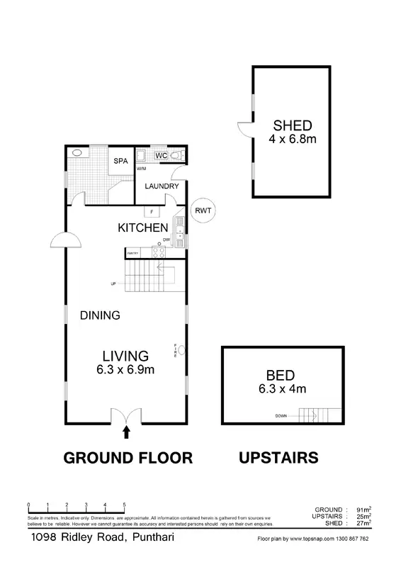 Floorplan of Homely house listing, 1078 Sedan Rd, Punthari SA 5238