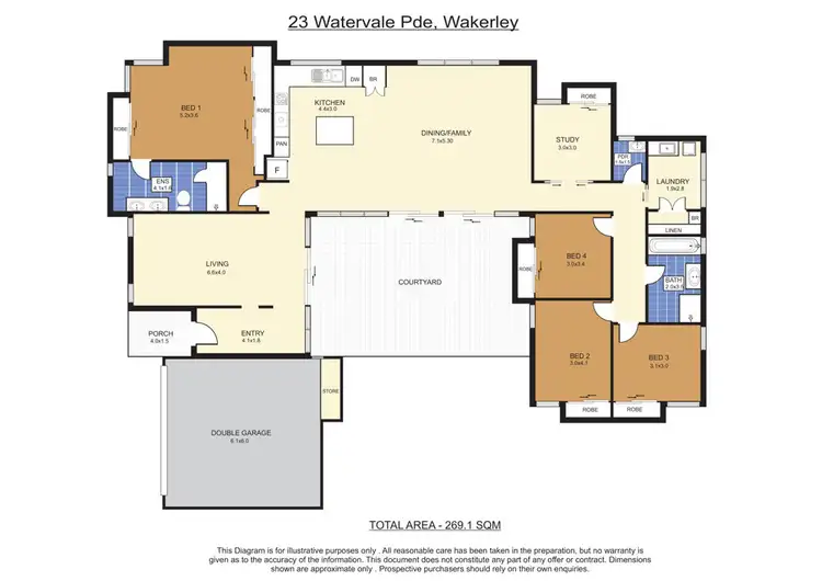 Floorplan of Homely house listing, 23 Watervale Parade, Wakerley QLD 4154