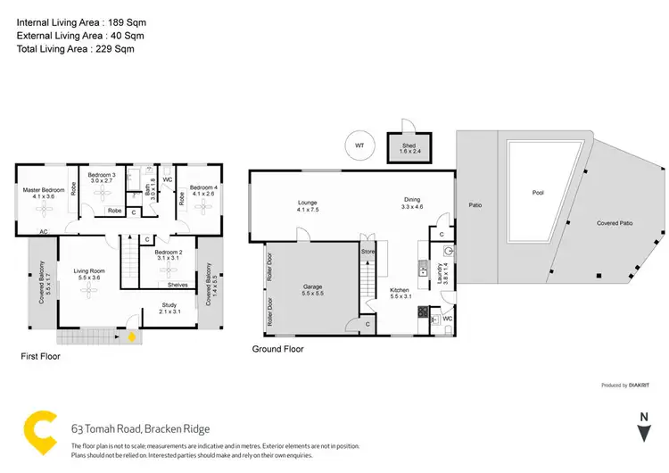 Floorplan of Homely house listing, 63 Tomah Road, Bracken Ridge QLD 4017